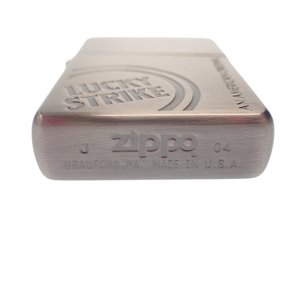 Used ◆Zippo Lucky Strike 2004 Silver ZIPPO [AFI6] 