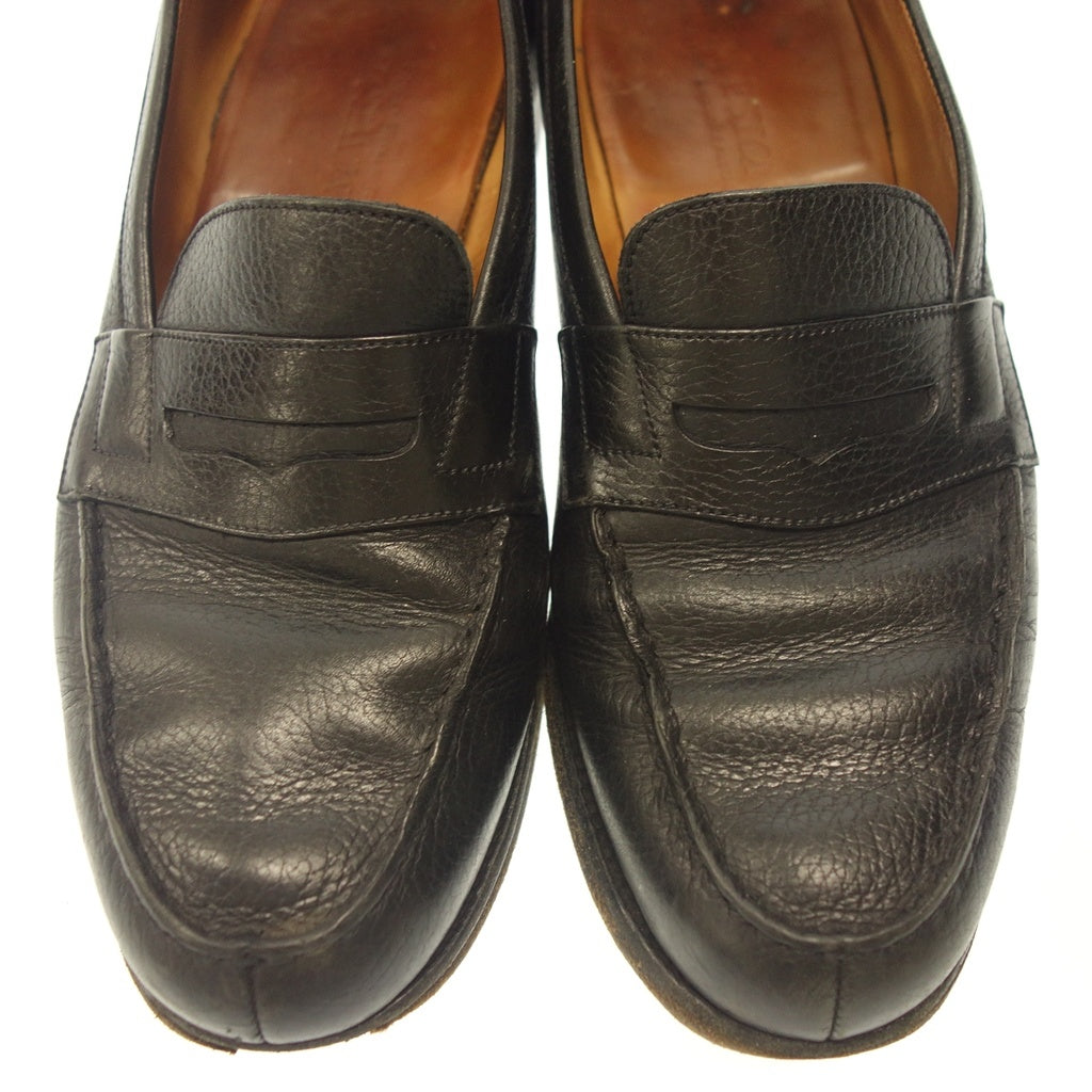 Used JMWESTON leather shoes 180 loafers grained leather black size 6.5E men's JMWESTON [AFC44] 