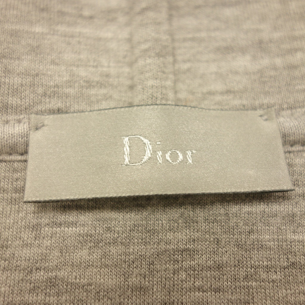 美品◆ディオールオム 18AW ボンディング パーカー BEE刺繍 アトリエ ロゴ テープ メンズ ブラック サイズS Dior Homme【AFB50】