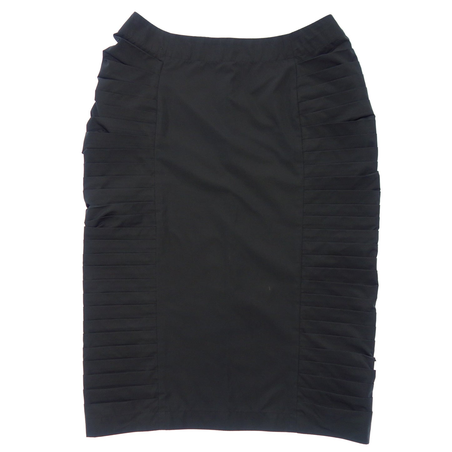 Good condition◆Issey Miyake Skirt Side Pleats Sample Product Women's Black ISSEY MIYAKE [AFB6] 