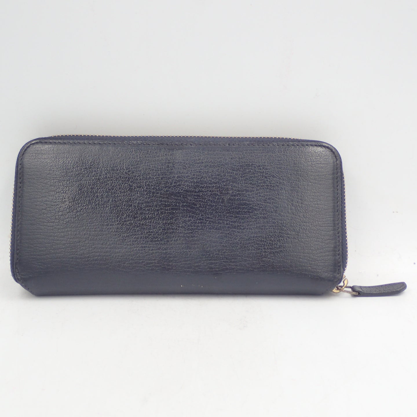 Larcobaleno long wallet round zip dress navy L'arcobaleno [AFI4] [Used] 