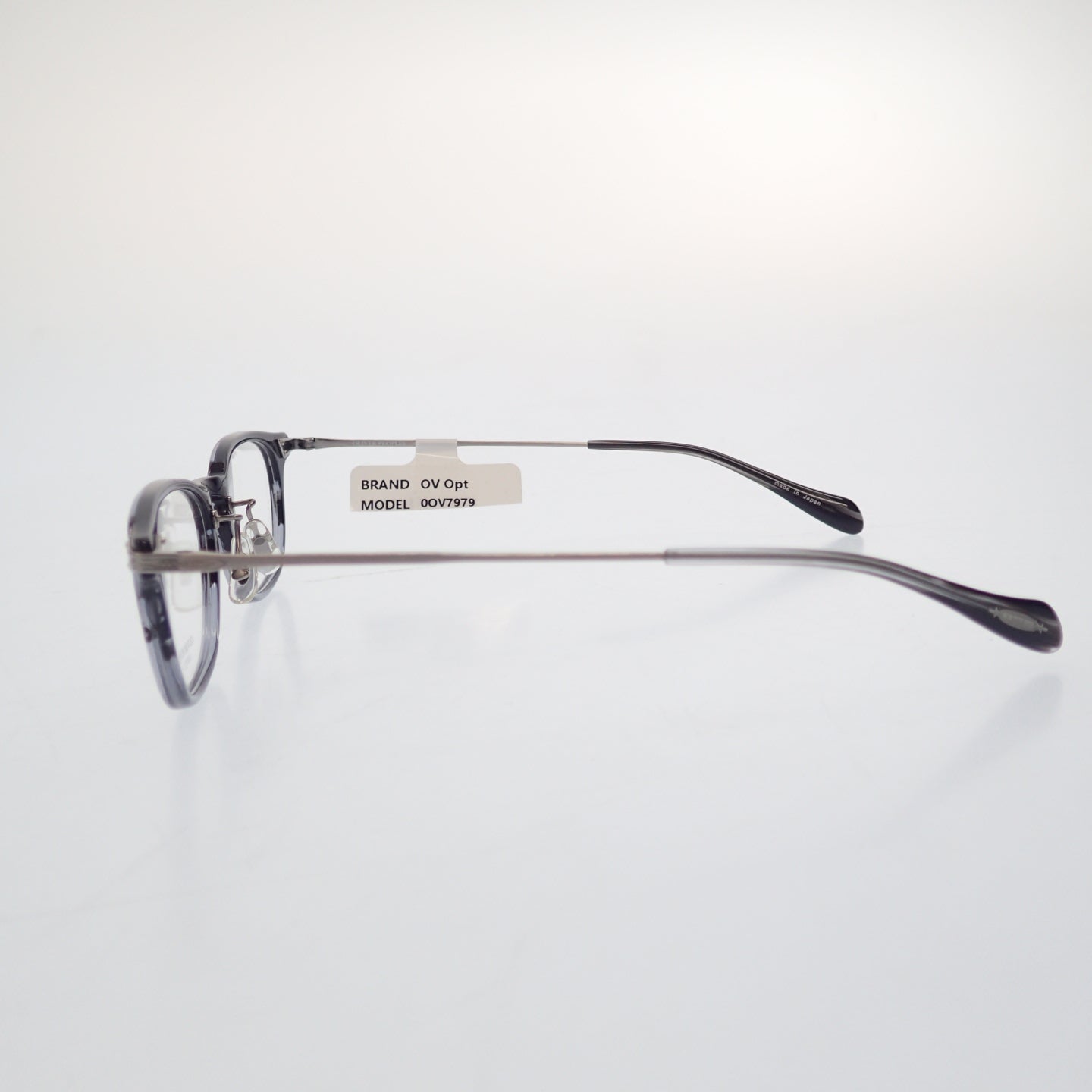 Like new ◆Oliver Peoples glasses Date glasses Hadley case included Black x Silver OLIVER PEOPLES [AFI10] 