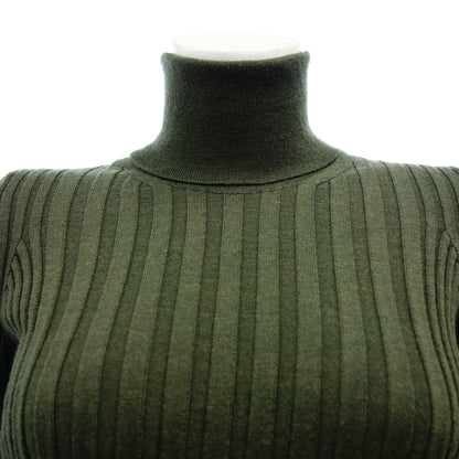 Maison Margiela Knit Sweater Turtleneck Rib Knit Women's Green XS Maison Margiela [AFB29] [Used] 