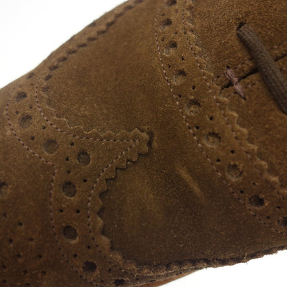 Very good condition◆Church leather shoes full brogue 5 cities Burwood 2 suede brown men's UK60G church's BURWOOD [LA] 