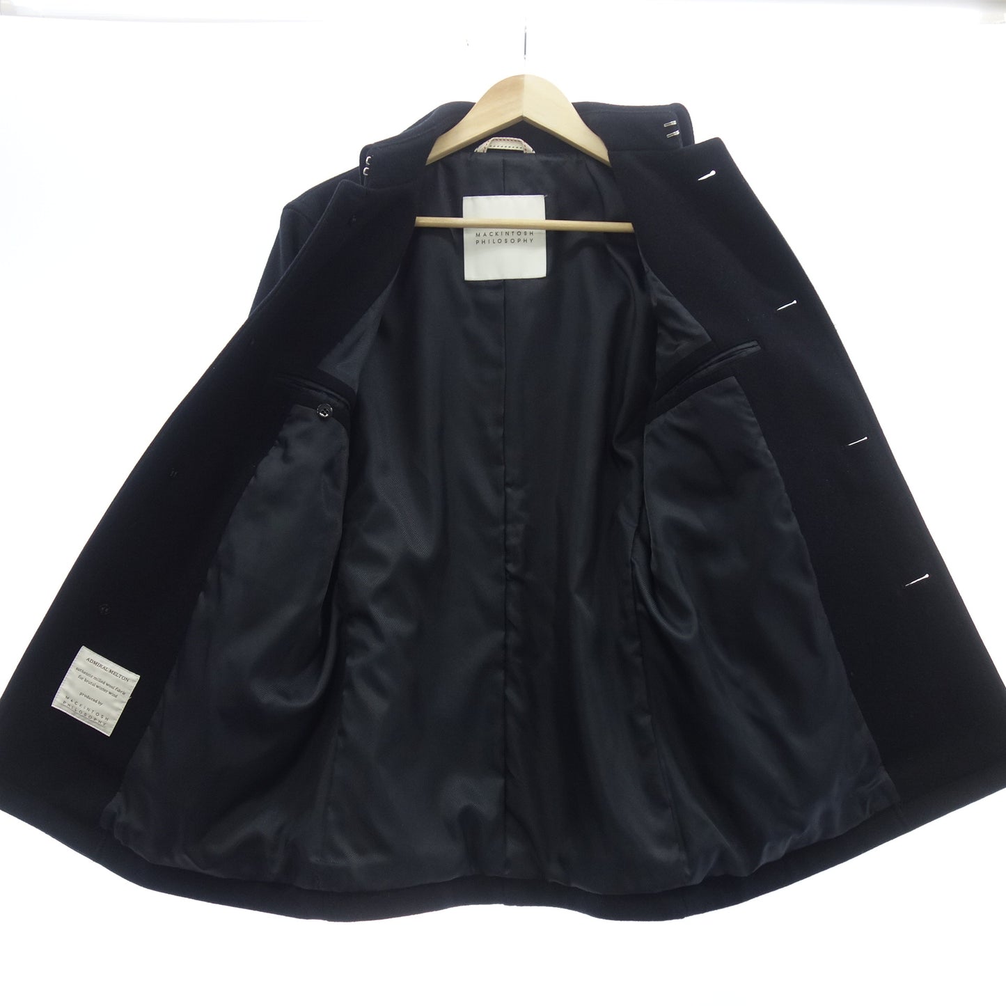 Mackintosh Philosophy P Coat Melton Wool Women's Black 36 MACKINTOSH [AFA20] [Used] 