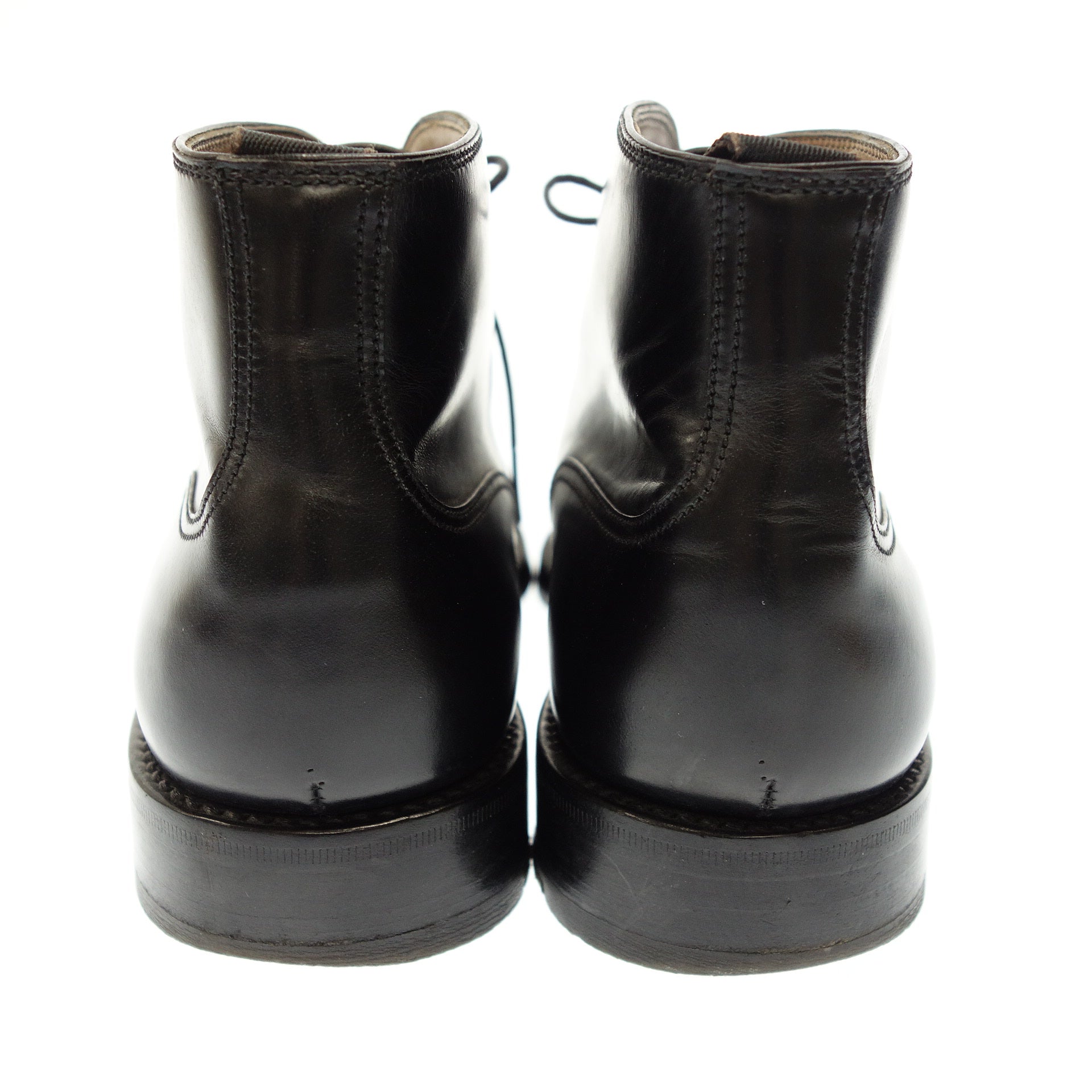 Used ◇ Silvano Mazza leather shoes lace up boots men's black size