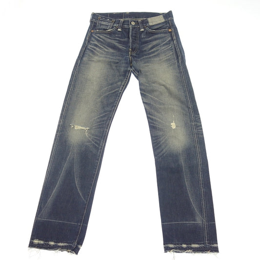 美品◆リーバイス デニムパンツ LVC 66501 復刻 日本製 ユーズド加工 メンズ インディゴ サイズW29 L34 LEVI'S【AFB6】