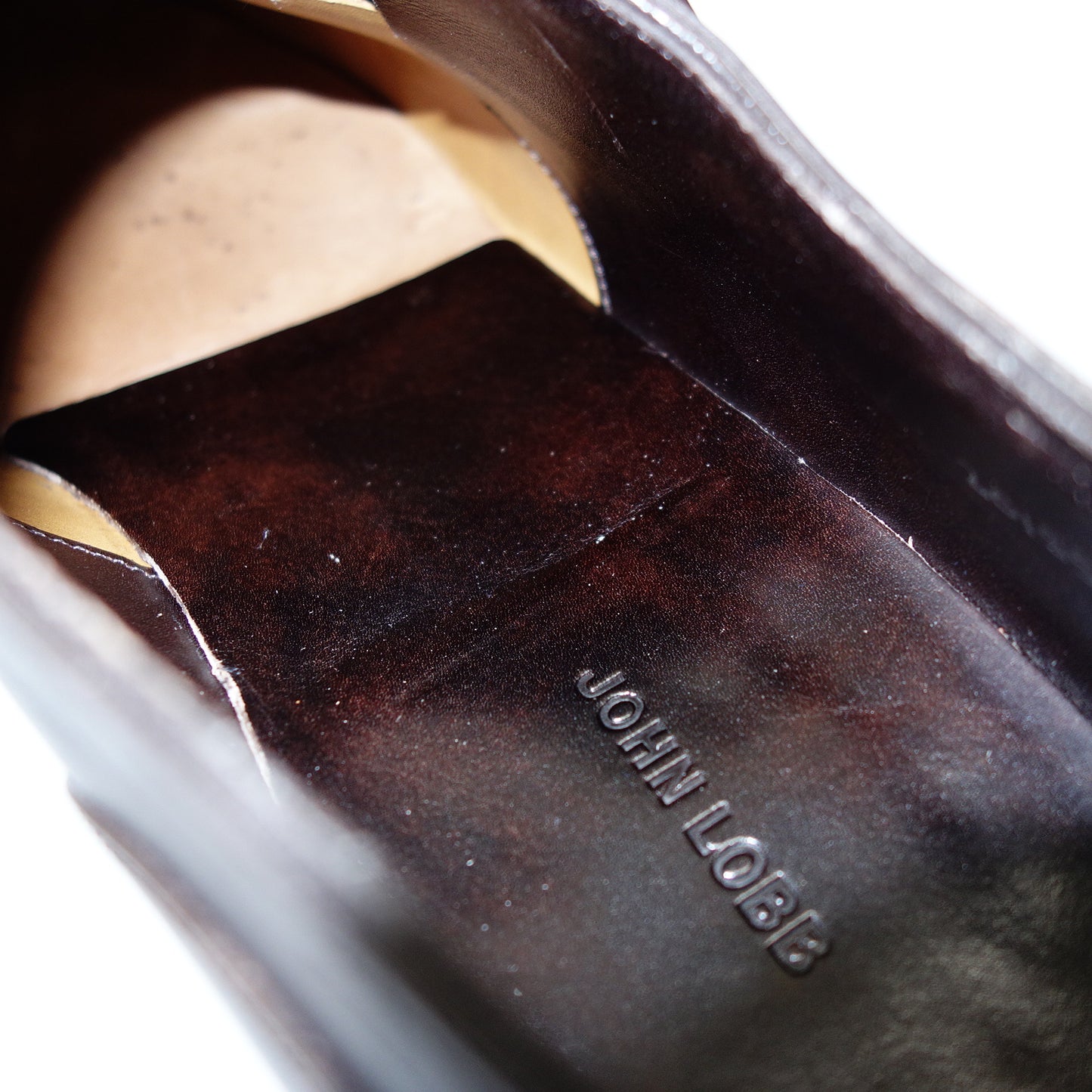 Very good condition◆John Lobb leather shoes double monk PENRYN men's 7 brown JOHN LOBB [AFD1] 