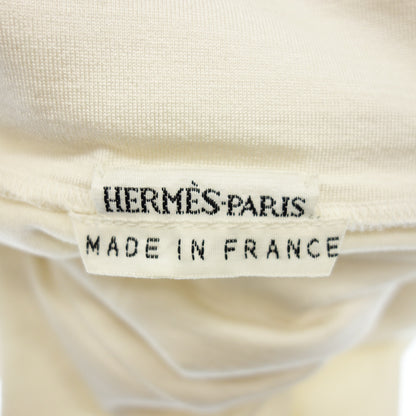 Hermes Knit Sweater Turtle Silk Margiela Period Women's Cream 38 HERMES [AFB21] [Used] 