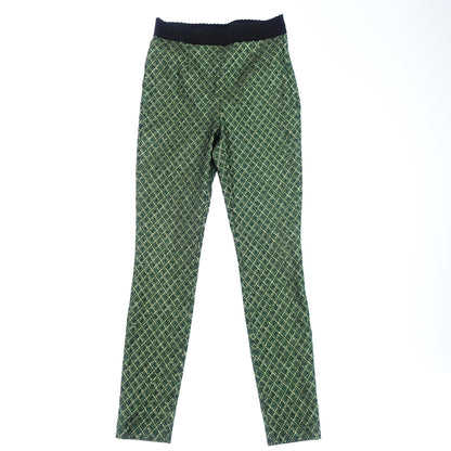 Dolce &amp; Gabbana Leggings Pants Glitter Lamé Women's Green 40 DOLCE&amp;GABBANA [AFB6] 