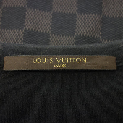 美品◆ルイヴィトン Tシャツ ダミエ 10SS RM101D サイズS メンズ 黒系 LOUIS VUITTON【AFB28】