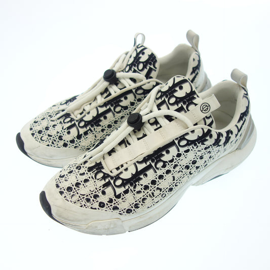 Dior Oblique Technical Fabric Sneakers Men's 42.5 White Dior [AFC54] [Used] 