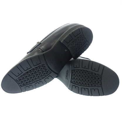 Unused ◆GEOX Loafer Leather Shoes 2177 Men's Black Size 27cm GEOX [AFC50] 