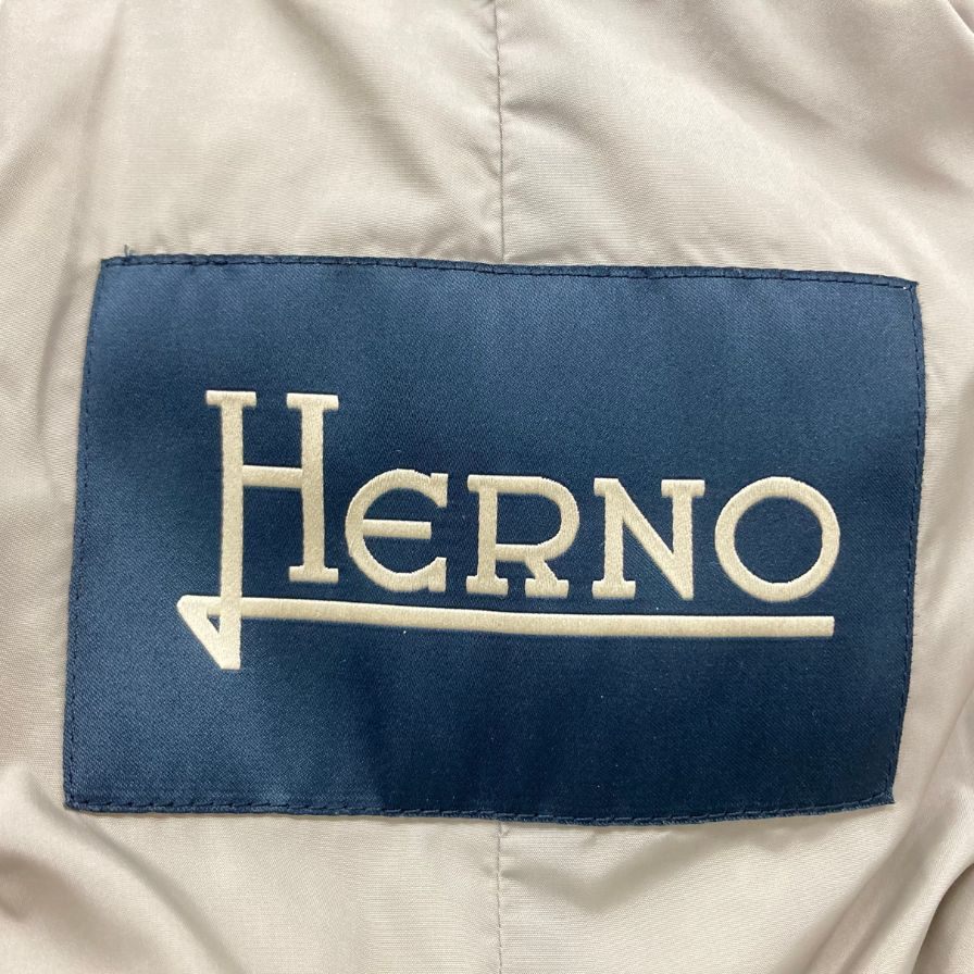 Herno Down Jacket PI0191U 12004 Polartec Size 48 Beige HERNO [AFB11] 
