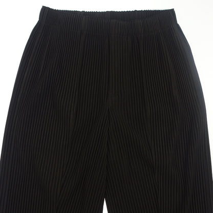 Very good condition◆Issey Miyake Homme Plisse Pants Pleated Pants Men's Black Size 2 HOMME PLISSE ISSEY MIYAKE [AFB4] 