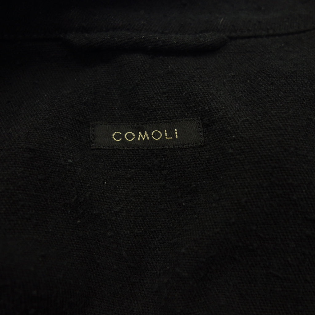 二手 ◆ COMOLI 夹克 V01-01007 丝绸 NEP 类型 22SS 男士 黑色 3 COMOLI [AFB3] 