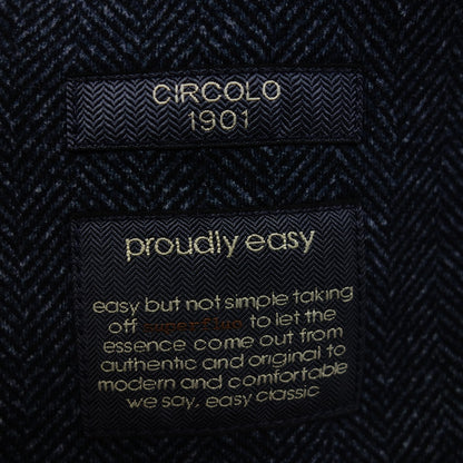 Good condition◆CIRCOLO Tailored Jacket Men's Navy Size 44 CIRCOLO 1901 [AFB45] 