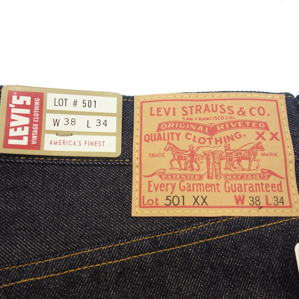 未使用 ◆ Levi's 复古服装牛仔裤 50155-0079 501XX 1955 型号重印日本制造男士靛蓝尺码 W38 L36 LEVI'S LVC 复古服装 [AFB47] 