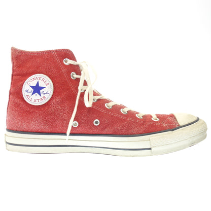 Used ◆Converse Sneakers Vintage All Star High Cut Suede Men's Size 10.5 Red CONVERSE [AFC30] 