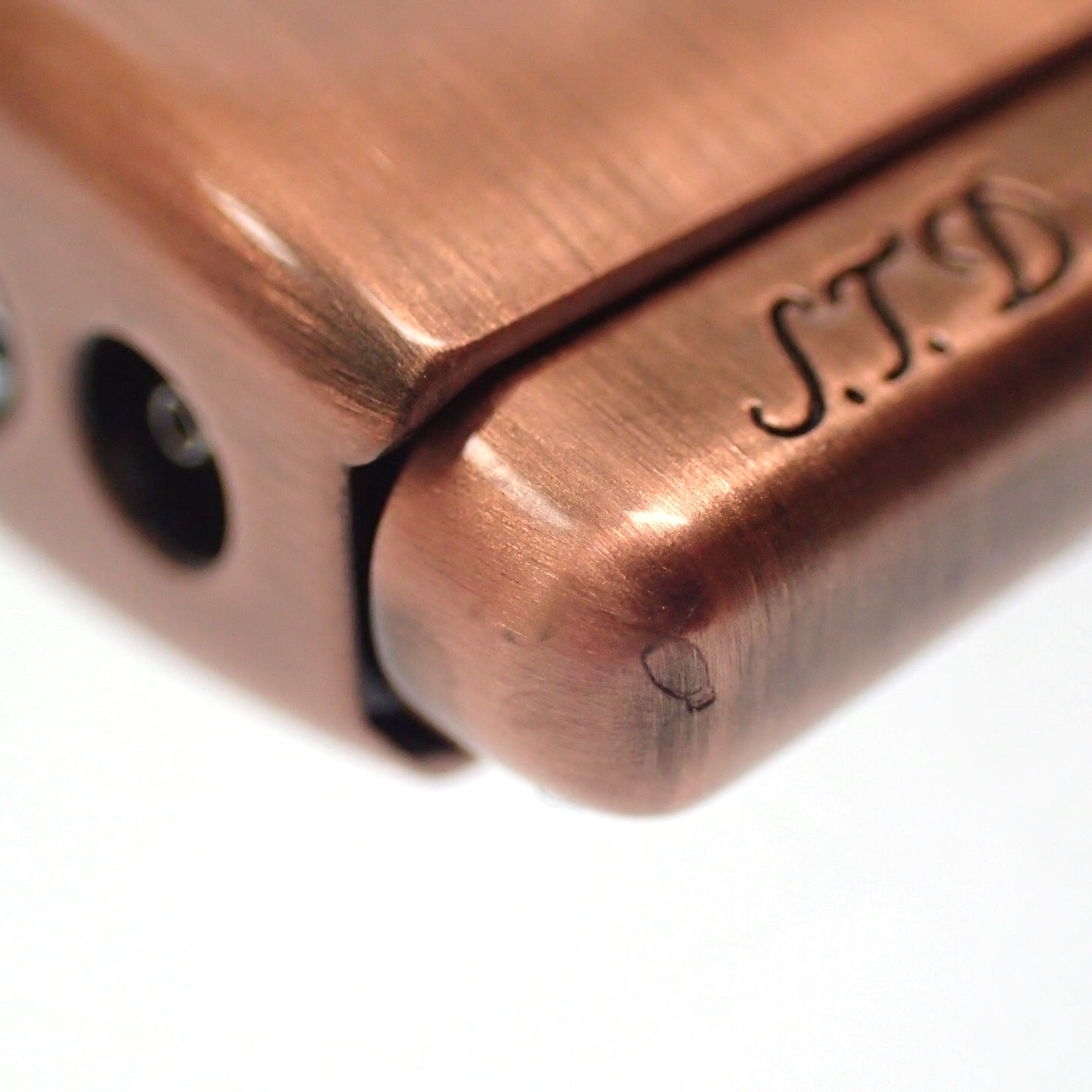 Good condition◆DuPont lighter minijet MINIJET electronic gas type pink gold STDupont [AFI2] 