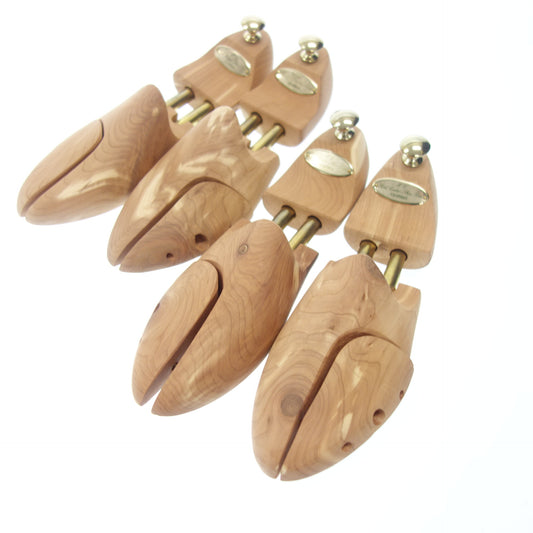 Good condition ◆ [Set] Columbus Shoe Tree Men's 40 Set of 2 Wooden COLUMBUS [AFD10] 