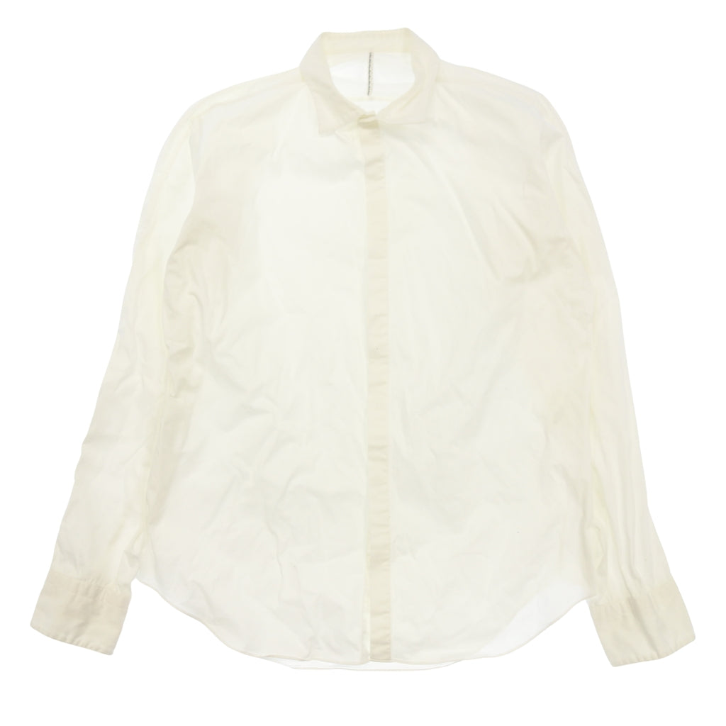 Used ◆M's Black Long Sleeve Shirt Button Down Men's White Size 42 M's braque [AFB40] 