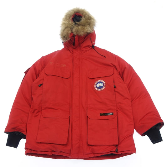 中古◆カナダグース ダウンジャケット エクスペディションパーカー 4546MR メンズ 赤 サイズL CANADA GOOSE【AFB16】