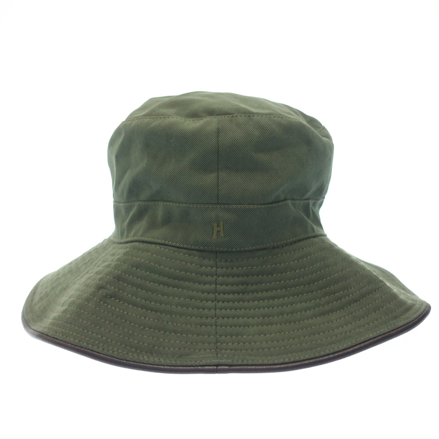 Very good condition◆Hermes hat bucket hat green size 57 HERMES [AFI21] 