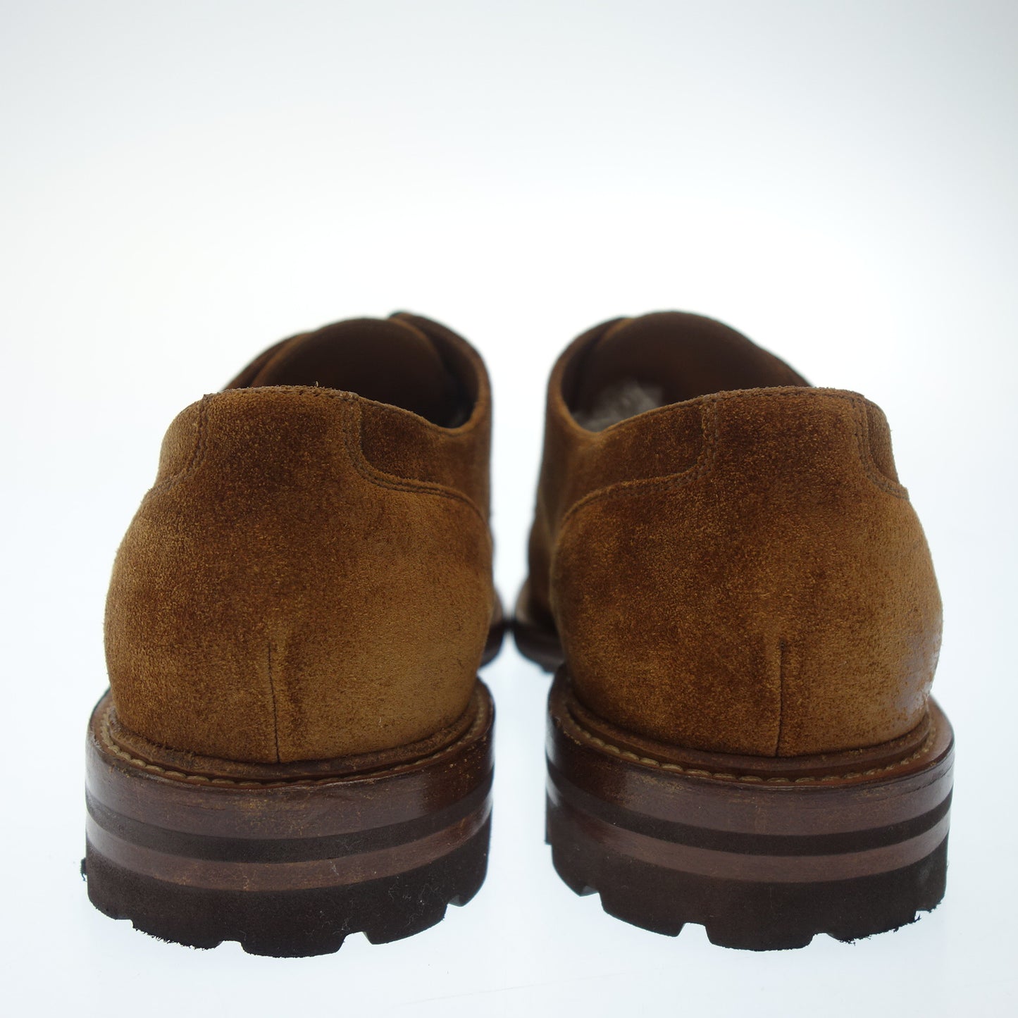 Good Condition◆Brunello Cucinelli Leather Shoes Suede Straight Tip Men's 42 Brown BRUNELLO CUCINELLI [AFC55] 