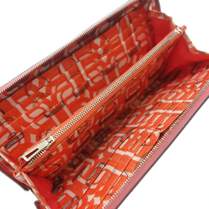 Hermes long wallet zip wallet long Azap silk in pink box HERMES [AFI23] [Used] 