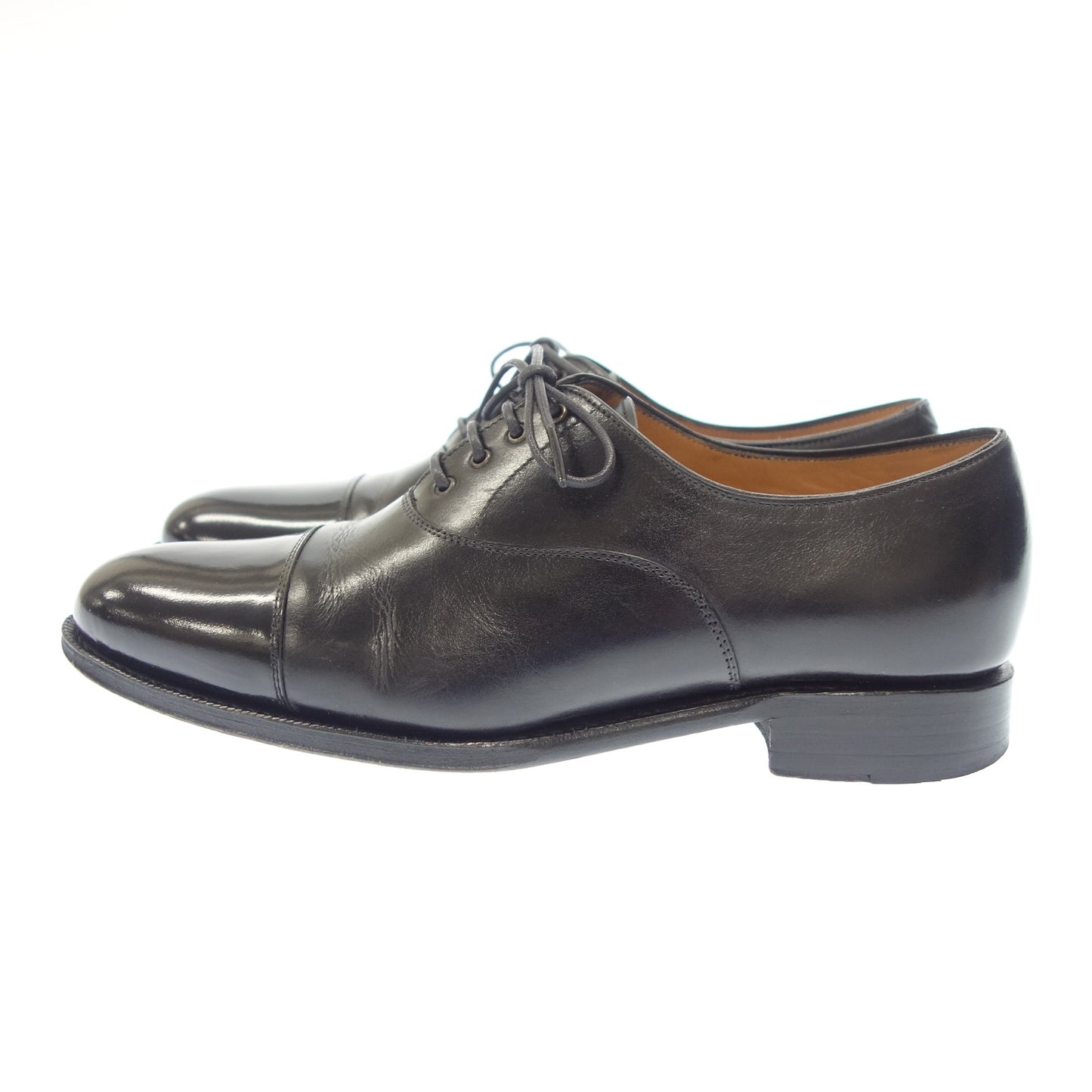 Used Jalan Sriwijaya Straight Tip Leather Shoes Inner Feather 5623 Men's Black Size 5.5 Jalan Sriwijaya [AFC5] 