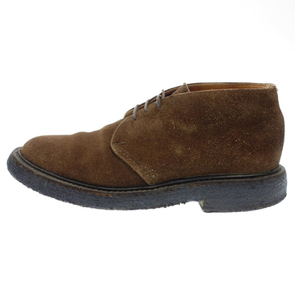 Good Condition ◆ Tricker's M7468 Chukka Boots Suede Crepe Sole Men's 7.5 Brown Tricker's [AFD13] 