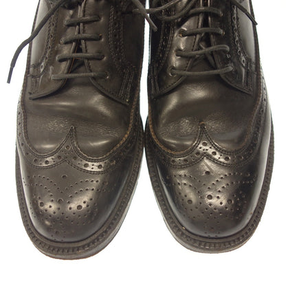 Used ◆Regal Leather Shoes Wingtip 2589 Men's Black Size 25EE REGAL [AFD8] 