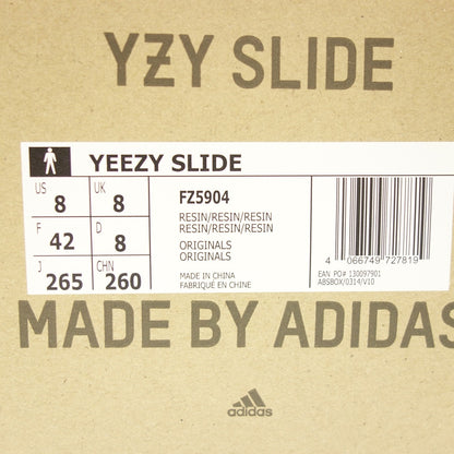 状况非常好 ◆ 阿迪达斯凉鞋 Easy Slide 26.5 厘米 FZ5904 男士绿色 ADIDAS YEEZY SLIDE [AFD14] 