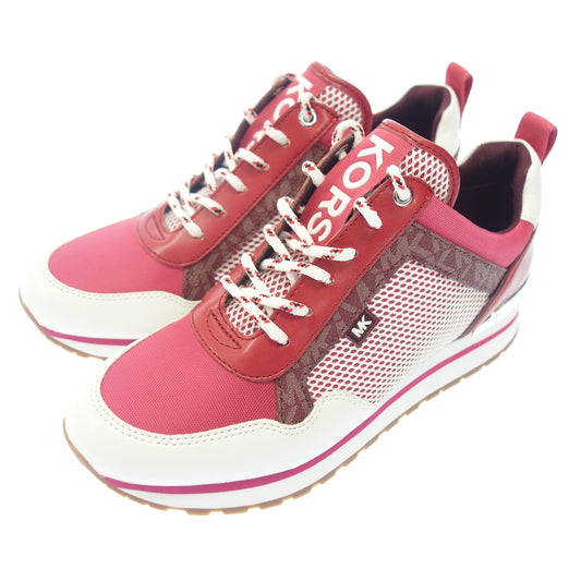 Very good condition ◆ Michael Kors sneakers rubber sole ladies 7M red MICHEAL KORS [AFD3] 