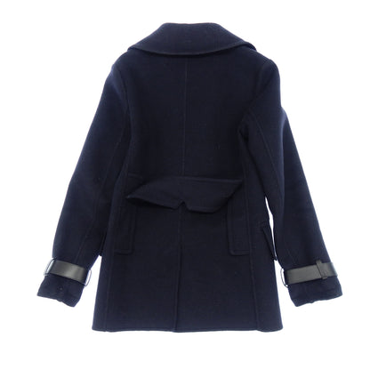 Used ◆Louis Vuitton P coat gold button monogram 17AW FDC005QWE ladies navy size 36 LOUIS VUITTON [AFB23] 