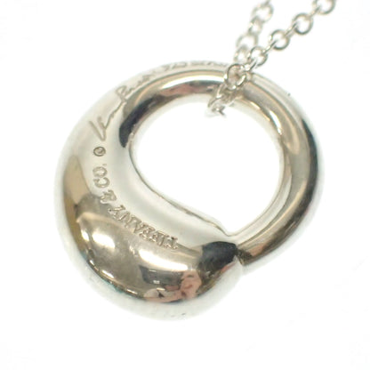 Very beautiful item◆Tiffany Circle Necklace Eternal SV925 Silver with box Tiffany &amp; Co. [AFI13] 