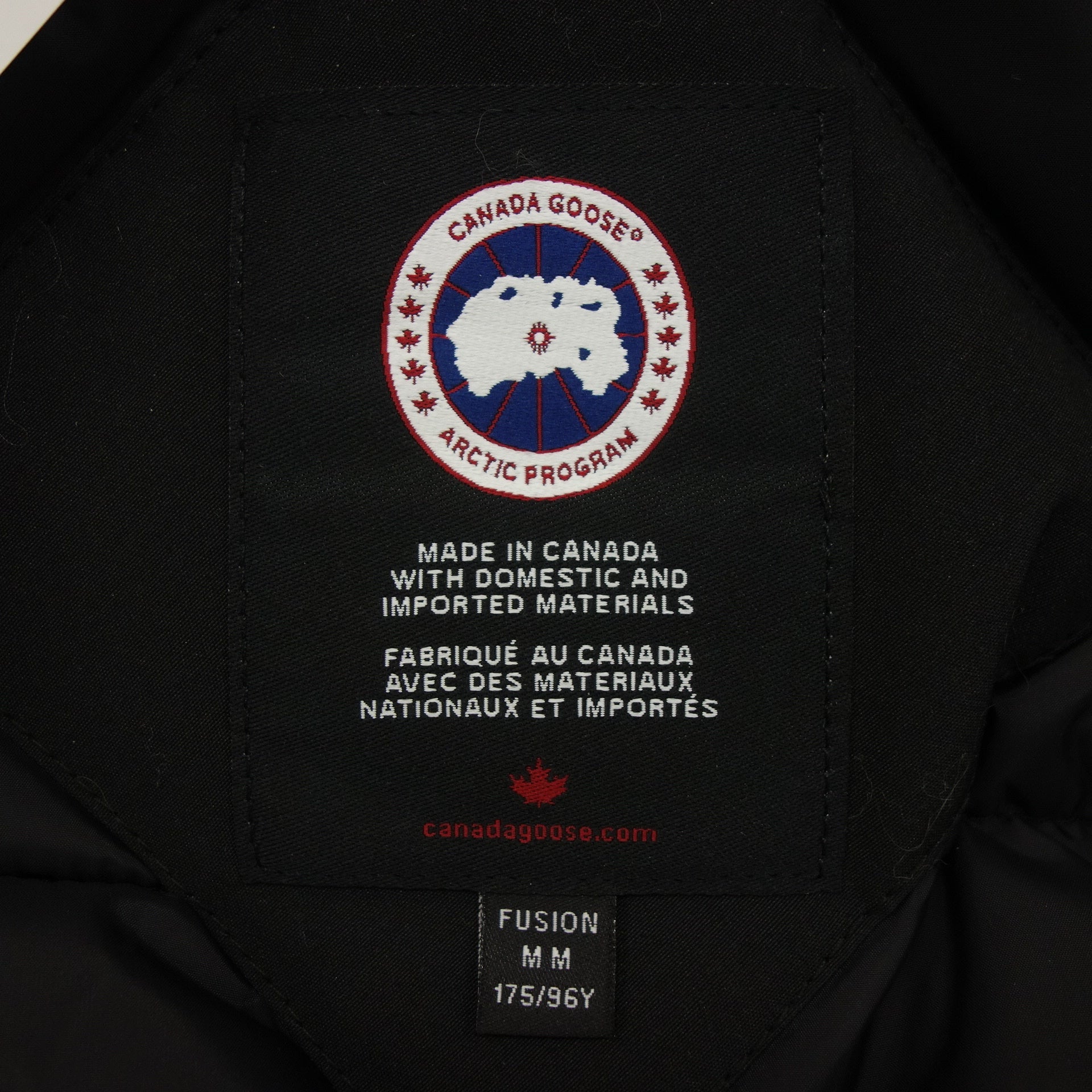 Canada Goose Down Coat Langford Parka 2062MA Men s M Black CANADA GOOSE AFA12 Used
