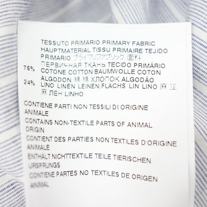 Very good condition ◆ Maison Margiela 22SS Shirt Dress Striped Blue Ladies Size M S51DL0253 Maison Margiela [AFB38] 