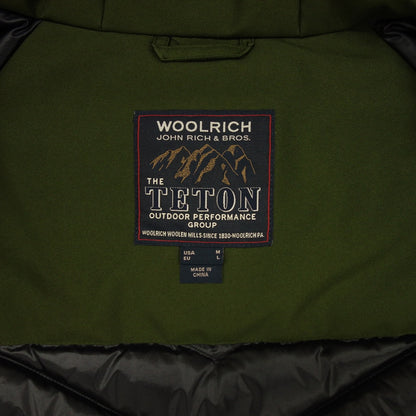 Very good condition ◆ Woolrich Mountain Down Jacket 1702068 Gore-Tex Men's Green Size M,L TETON GORE-TEX WOOLRICH [AFB18] 