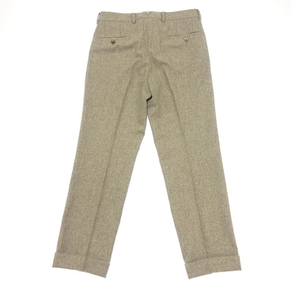 Used ◆MARCO PESCAROLO Trousers No Pleats Wool Flannel Pants Men's Gray Size 46 MARCO PESCAROLO [AFB4] 