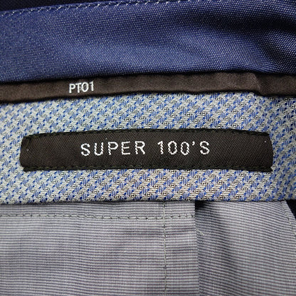 Very good condition ◆Pty Zero Uno slacks pants Super 100s Gentleman Fit Men's Navy Size 46 PT01 GENTLEMAN FIT [AFB4] 