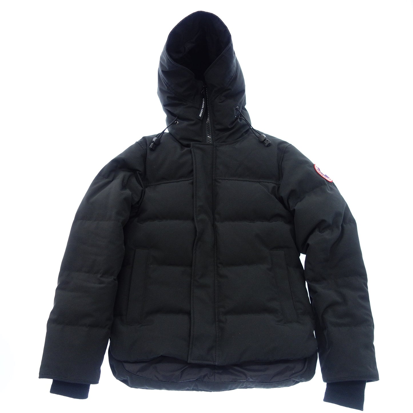 加拿大鹅羽绒服 3804MA Macmillan 派克大衣男式黑色 XS CANADA GOOSE [AFA21] [二手] 