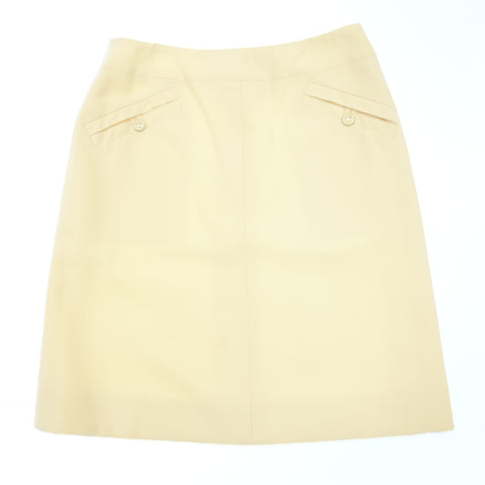 CHANEL Skirt Coco Button 07P Women's Cream 36 CHANEL [AFB23] [Used] 