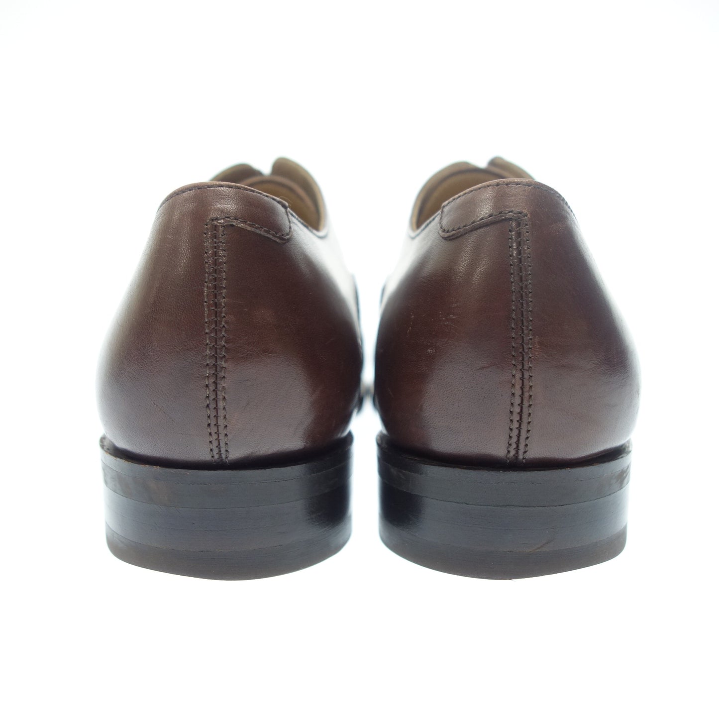 Good Condition◆Union Imperial Straight Tip Shoes U1863 Brown 7.5 With Shoe Tree UNION IMPERIAL [AFC55] 