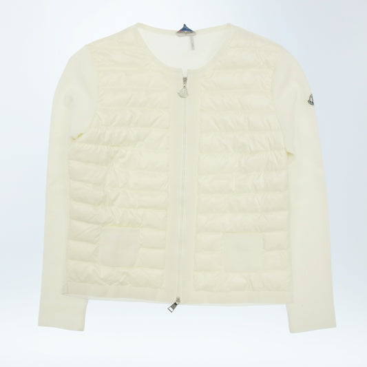 Moncler Down Jacket Knit Switch ALLA COREANA Women's M White MONCLER [AFB17] [Used] 