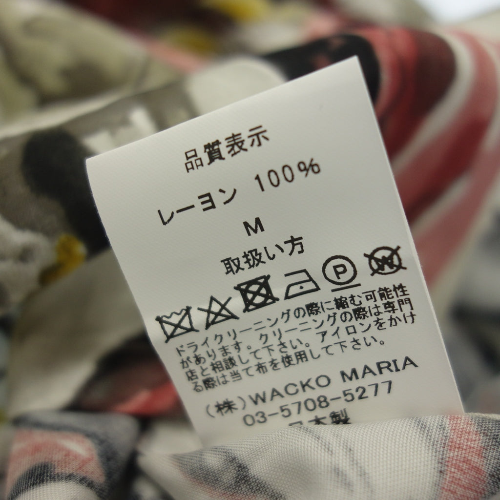 像全新一样 ◆ WACKO MARIA TIM LEHI 夏威夷衬衫 22FW-WMS-HI02 男士通体图案尺寸 M WACKO MARIA TIM LEHI [AFB35] 