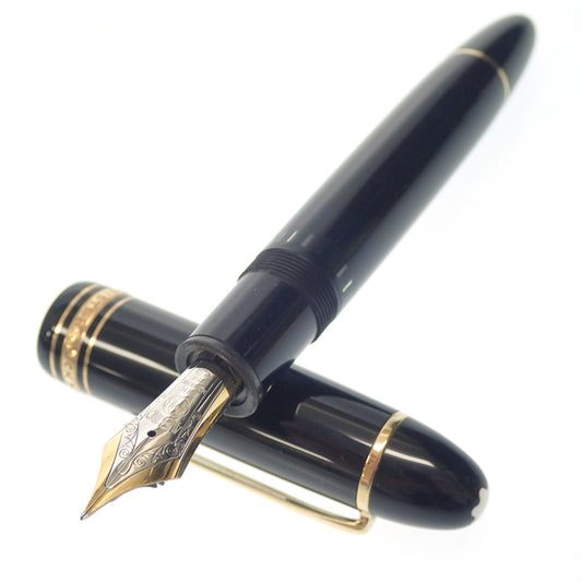 Montblanc Fountain Pen Meisterstuck NO.149 Nib 18K750 Black MONTBLANC [AFI3] [Used] 