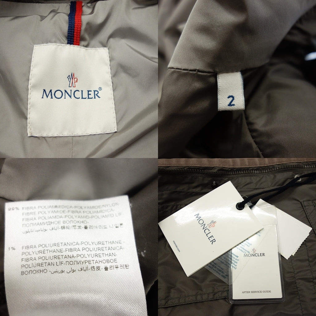 Good condition◆Moncler jacket BERTRAND nylon men's size 2 gray MONCLER [AFB18] 