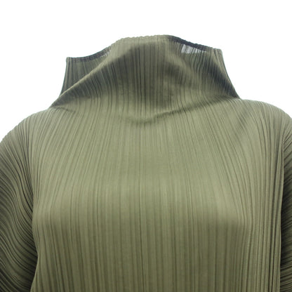 Very good condition ◆ Pleats Please Long Dress Women's Olive Size 4 PP63JH302 PLEATS PLEASE [AFB25] 